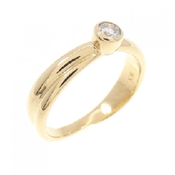 Nhẫn kim cương K18YG 0.10CT