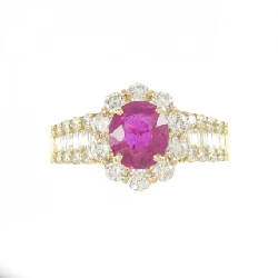 【Sản phẩm mới】Nhẫn ruby K18YG 1.112CT 670956
