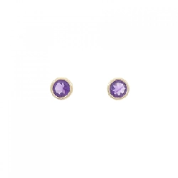 K14YG Amethyst Earrings - Hàng hiệu Authentic