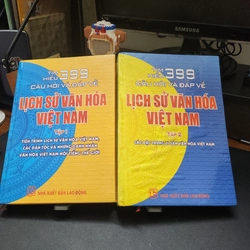 Bộ 2 Cuốn - Tìm hiểu 399 câu hỏi và đáp về Lịch sử Văn hóa Việt Nam