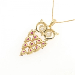 K18YG Cú Ruby Dây Chuyền 1.65CT - Hàng hiệu Chính hãng 862310