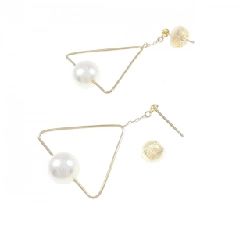 K18YG Bông tai ngọc trai Akoya 6.9mm - Hàng hiệu Chính hãng 877083