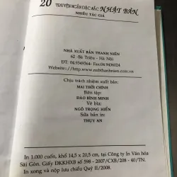 20 truyện ngắn đặc sắc Nhật Bản 977699