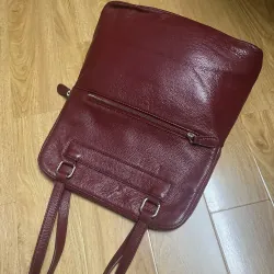 Túi tote nữ 31x35x8 da thật dập vân 2hand 996734