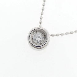 K18WG Solitaire Dây chuyền kim cương 0.12CT - Hàng hiệu Chính hãng 863643