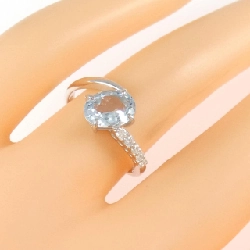 Nhẫn Aquamarine K18WG 1.00CT - Hàng hiệu Chính hãng 849098