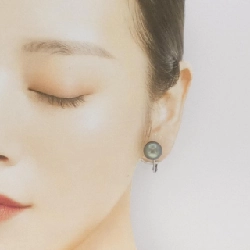 PT900 Ngọc trai đen 11.6mm - Bông tai hàng hiệu Authentic 872749