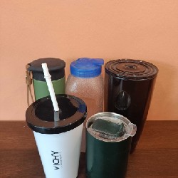 Bình nước Starbucks màu xanh rêu đậm khoảng 500ml 59993