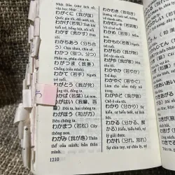 Từ điển Việt Nhật ; hơn 1200 trang; khổ Mini  1010106