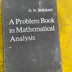 A PROBLEM BOOK IN MATHEMATICAL ANALYSIS- G.N. BERMAN