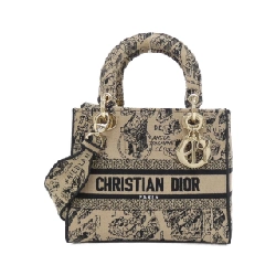 Túi xách nữ D-Light Medium PLAN DE PARIS của Christian Dior