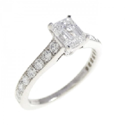 Nhẫn cắt ngọc lục bảo Graph Frame 0.57CT (D VS1) - Hàng hiệu Authentic