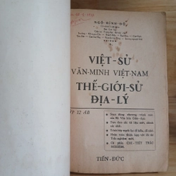 Sử Địa Lớp 12 Ban AB (Xb 1974) - Ngô Đình Độ 551393