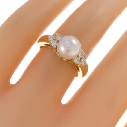 Nhẫn ngọc trai Akoya Tiffany 7.2mm - Hàng hiệu Authentic 839368