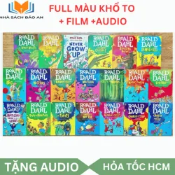 SÁCH - ROALD DAHL-PHIÊN BẢN ĐẶC BIỆT KHỔ TO A4 FULL MÀU - 20 cuốn