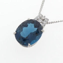 Dây chuyền Blue Topaz PT950/PT850 5.70CT - Hàng hiệu Chính hãng 856923