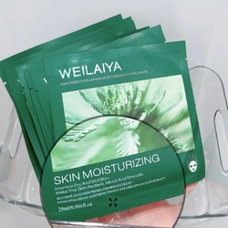 (date 07/2025) Mặt nạ tái sinh cỏ vạn năm Weilaiya (Hộp 10 miếng) chính hãng nguyên tem