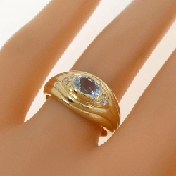 Nhẫn Aquamarine K18YG 0.61CT - Hàng hiệu Chính hãng 851779