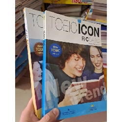 Toeic Icon bộ 2 cuốn RC + LC basic mới 80% có viết hightlight HCM0808 HỌC NGOẠI NGỮ Rebooks.vn