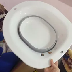 Chậu xông vùng kín gấp gọn loại to, chậu xông điều trị TRÍ hiệu quả 599864