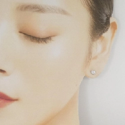 PT900/ST Bông tai kim cương 0.312CT 0.320CT F SI1-2 hình trái tim - Hàng hiệu Chính hãng 875205