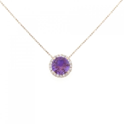 K18PG Mặt dây chuyền Amethyst 1.62CT - Hàng hiệu Chính hãng