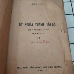 Tiểu thuyết xưa tác giả SƠN LINH- CỜ NGHĨA THÀNH TÂY ĐÔ. tập 2 Lửa cháy thành Tây Đô 735055