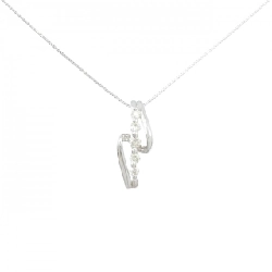 K18WG Dây chuyền kim cương 0.20CT - Hàng hiệu Chính hãng