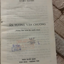 ẤN TƯỢNG VĂN CHƯƠNG - LỮ HUY NGUYÊN 539698