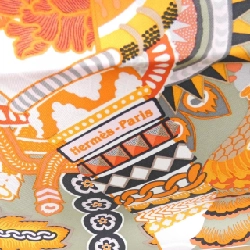 Khăn lụa Hermès DUO COSMIQUE carré 003776S 624267