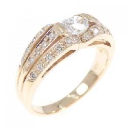 Nhẫn kim cương K18PG 0.425CT