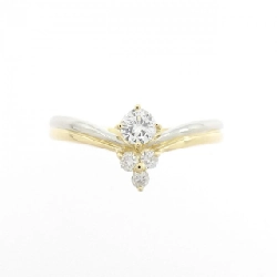 Nhẫn kim cương K18YG/PT900 0.20CT - Hàng hiệu Chính hãng 849773