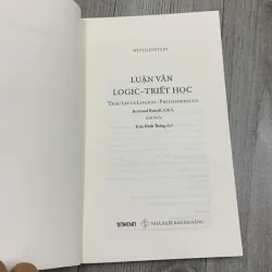 Luận văn logic, triết học - wittgenstein. 7b1 783453