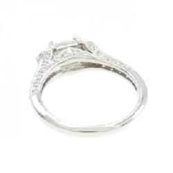 Nhẫn kim cương PT900 1.020CT F SI1 cắt oval - Hàng hiệu Authentic 873704