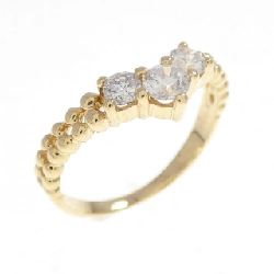 Nhẫn kim cương K18YG 0.34CT - Hàng hiệu Authentic