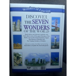 The seven wonders of the world mới 90% sách tranh màu ngoại văn kỳ quan thế giới Wonders of learning HPB1605 SÁCH NGOẠI VĂN 181581