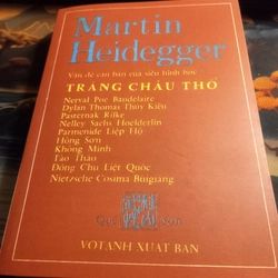 MARTIN HEIDEGGER TRĂNG CHÂU THỔ  VẤN ĐỀ CĂN BẢN CỦA SIÊU HÌNH HỌC 354305