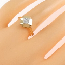 Nhẫn kim cương K18YG/K18WG - Hàng hiệu Authentic 852749