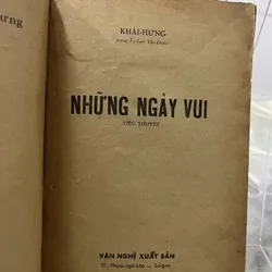 NHỮNG NGÀY VUI - KHÁI HƯNG 714588