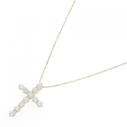 K18YG Dây chuyền kim cương 2.239CT E-F VS1-2 VG - Hàng hiệu Chính hãng 873563