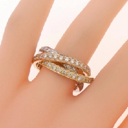 Nhẫn kim cương Full Eternity ba màu K18 1.91CT - Hàng hiệu Authentic 846910