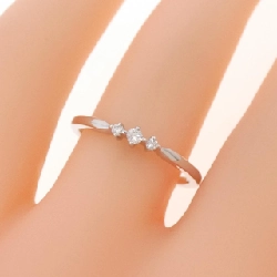 Nhẫn kim cương ba viên K18WG 0.05CT - Hàng hiệu Authentic 851147