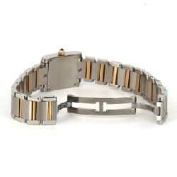 Cartier Tank Française SM PG Combo - Hàng giới hạn Giáng sinh 2009 W5010001 SSxPG Quarts - Hàng hiệu Authentic 875510