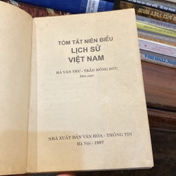 TÓM TẮT NIÊN BIỂU LỊCH SỬ VIỆT NAM (XB 1997) 501164
