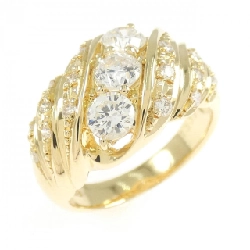 Nhẫn kim cương K18YG 1.005CT