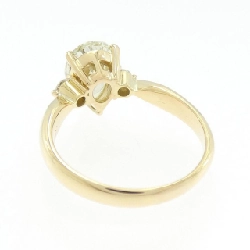 Nhẫn Kim Cương K18YG 1.519CT VLY SI1 Hình Giọt Nước - Hàng hiệu Chính Hãng 874086