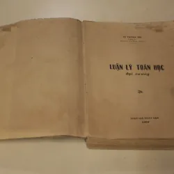 Luận lý toán học, Lê Thành Trị 960377
