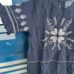 Áo linen thêu tay  994947