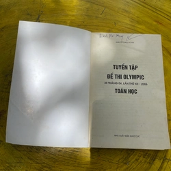 TUYỂN TẬP ĐỀ THI OLYMPIC 30/4 LẦN THỨ XII-2006 TOÁN HỌC 542379