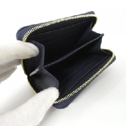 Ví tiền xu Louis Vuitton hai màu Monogram Empreinte Zippy M83606 - Hàng hiệu Authentic 806234